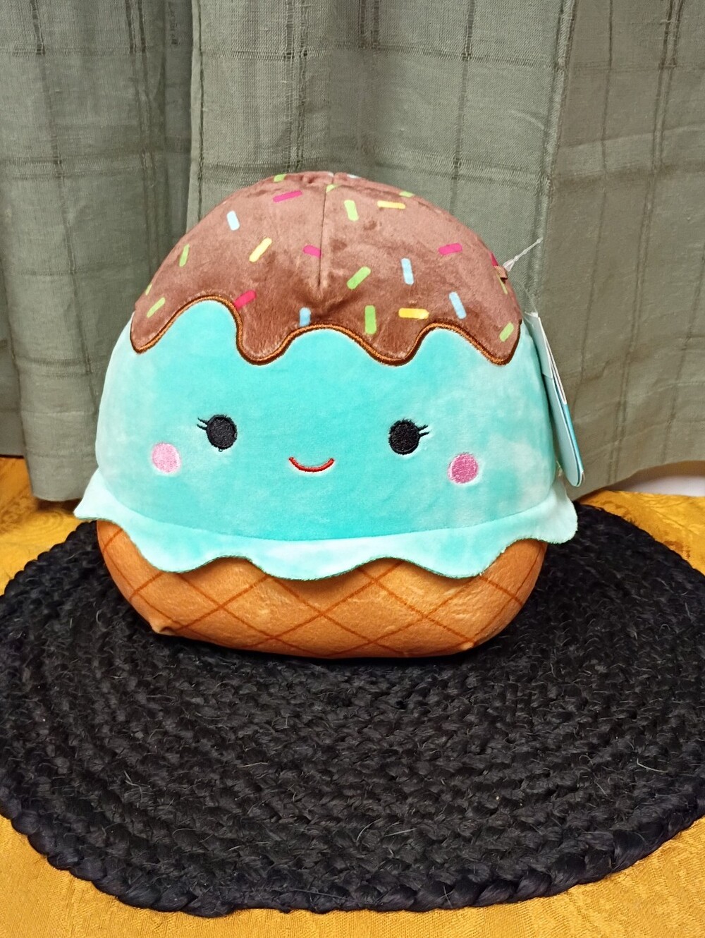 NWT 2020 Original Squishmallow Maya The Mint Ice Cream Sundae Plush 8"